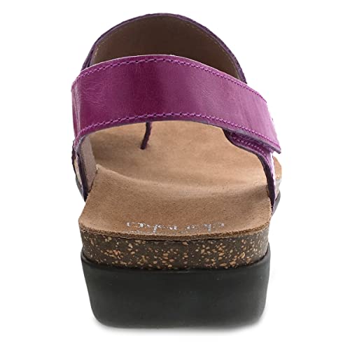 Image of Dansko Reece Sandal for Women - Memory Foam and Cork Footbed for Comfort and Arch Support - Lightweight Rubber Outsole for Long-Lasting Wear with Hook & Loop Strap