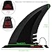 Anfyko Paddle Board Fin Repalcement, Nylon Fiberglass Reinforced, No-Tool Installation, 7