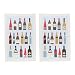 Now Designs Teatowels, Vintage Print, Set of 2
