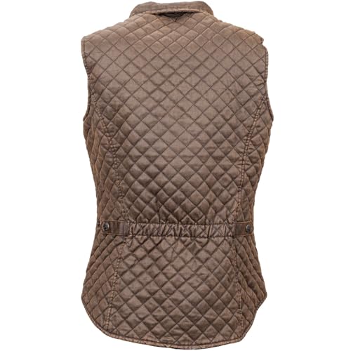 Outback Trading Company Women's Brisbane 29659 Western Outdoor Water-Resistant 2-Way Zipper Insulated Quilted Vest w/Pockets3