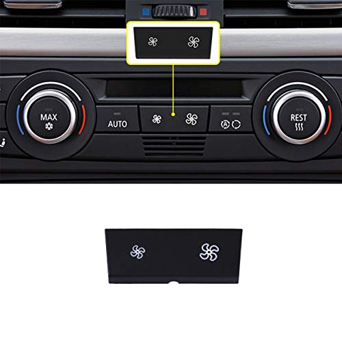 Jaronx for BMW A/C Climate Control Panel Fan Speed Button Replacement, fit for BMW 1 Series E81/E87/E88/E82, 3 Series E90/E91/E92/E93, X1 E84, X3 F25, X4 F26(1 PCS)