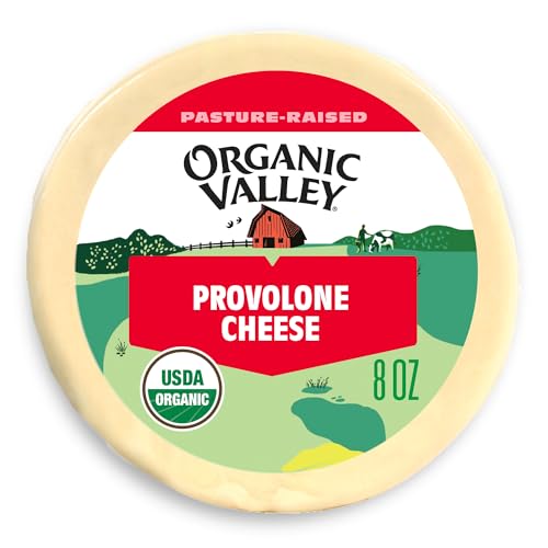 Organic Valley Gourmet Organic Provolone Cheese Block — Pasteurized, No Added Hormones — 8 Oz