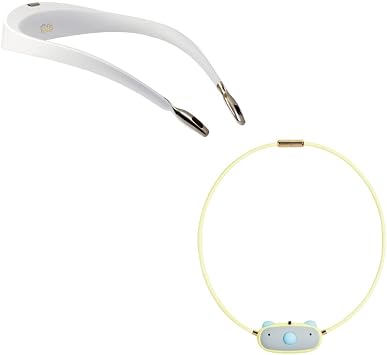 Airvida L1 personal air purifier White & C1 kids air purifier Yellow | Rechargable with USB cable | Long Battery life | 99% Removal rate verified by 3rd-party labs| Best gift for mom and kids