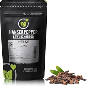 250g Nelken ganz Gewürznelken lieblich hoch aromatisch natürlich vom Hnase&Pepper Gewürzkontor - Gourmet Serie