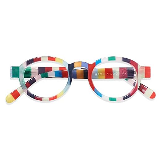 Have A Look Läsglasögon För Män och Kvinnor Circle Twist Candy Cirkelform Flerfärgad För Presbyopia Trött Syn Se på Nära Håll och Läs Utexaminerade (3)