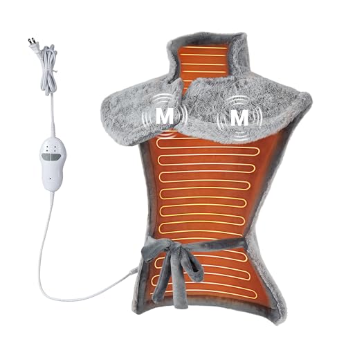Massaging Heating Pad for Neck and Shoulders and Back, 24