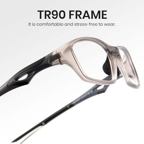 Image of Cyxus Y2K Blue Light Glasses for Women Men TR Frame UV Blocking Computer Glasses Clear PC Lens Eyewear