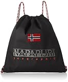 Napapijri HYM - Zaino Unisex – Adulto, Nero (BLACK 041), 39x43x1 cm (B x H x T)
