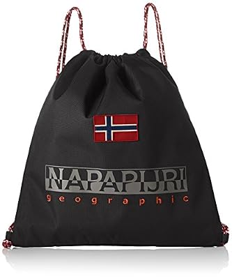 Napapijri HYM - Zaino Unisex – Adulto, Nero (BLACK 041), 39x43x1 cm (B x H x T)