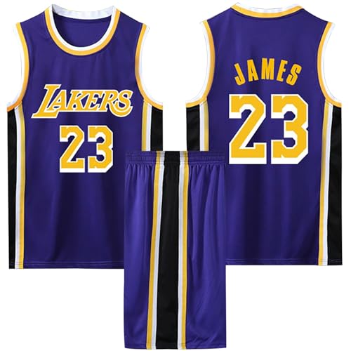 Maillot Basket Enfant/Adulte 2 Pièces, Ensemble Basket Enfant/Adulte Respirant, Tenue Basket Enfant/Adulte Cool, Tenue Basketball Enfant/Adulte, Pop Maillot Basket...