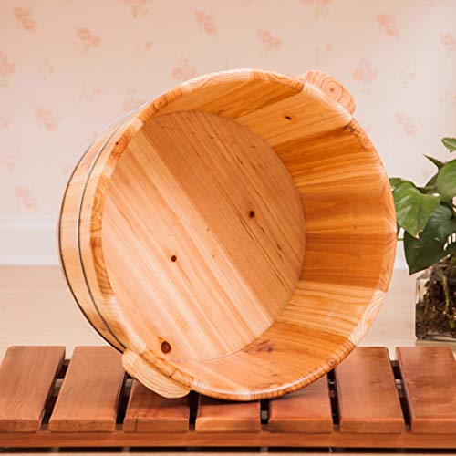 Bañera de pies de madera sólidamente resistente miniatura 5