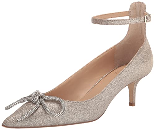 Jewel Badgley Mischka Geranium Kitten Heel Pump