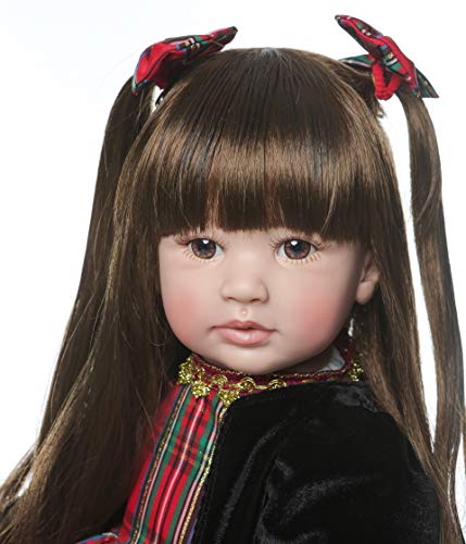 Muñeca Reborn Bebé 24 Pulgadas Silicona Suave Realista miniatura 4