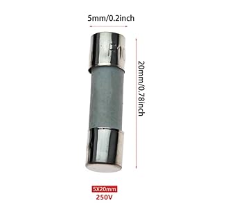 Carbon-14 Fast Blow Ceramic Fuses 16A 250V, 5x20mm, 20pcs