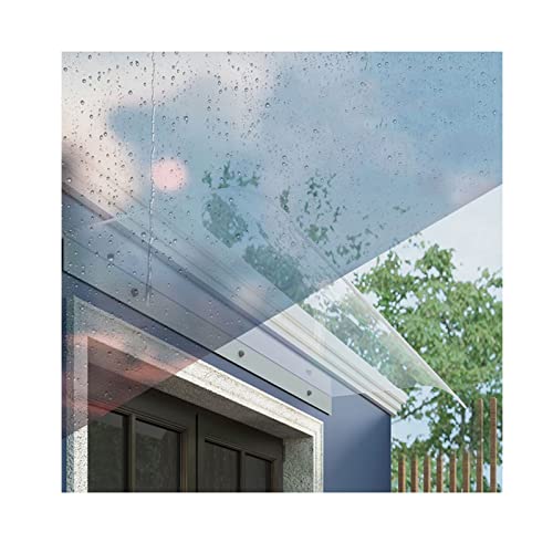Auvent de fenêtre anti-UV protégeant le porche de la pluie 40x250 cm