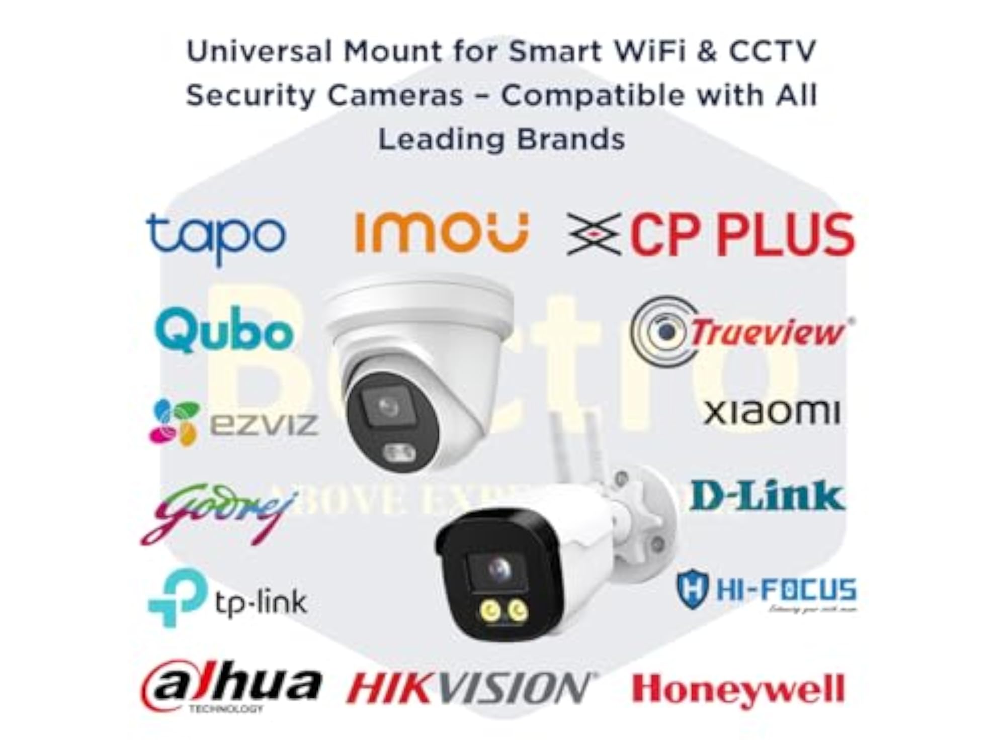 Universal Projector & CCTV Mount Bracket, 360 Rotatable