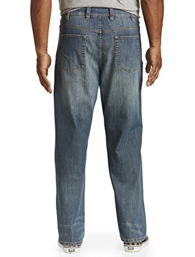 True Nation by DXL Big and Tall Relaxed-Fit Stretch Jeans, Cali Cool2