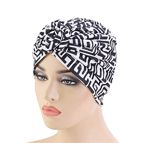 Fashion Hijabs for Women Muslim Soft Head Headwear India Hat Cancer Chemo Turban Wrap Scarf Cap2