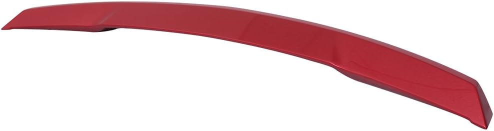 IKON MOTORSPORTS, Trunk Spoiler Compatible with 2014-2019 Chevrolet Corvette C7, ABS Plastic Painted #WA505Q Crystal Claret Tintcoat Rear Trunk Lid Spoiler Wing Lip