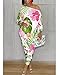 Yuopeid Women's Stretchy Fashion Printed Casual Loose Irregular Two Piece Outfits Bodycon Leggings Summer Running Sets White L