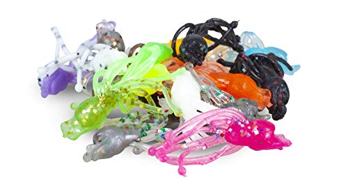 Iron Trout Moby Softbaits Gummibänder für Forellen, 17 Stück
