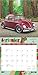 Love Bug | 2025 12 x 24 Inch Monthly Square Wall Calendar | Plastic-Free | Motor Club | German Motor Car Beetle