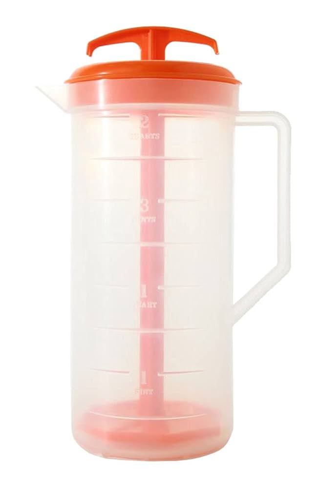 Amazon.com: JBK Pottery 2-Quart Orange Mixing Pitcher with