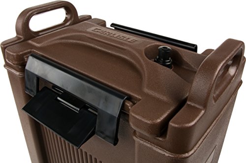 Carlisle Foodservice Products Cateraide Plastic Insulated Beverage Server, 5 Gallons, Brown #TOP3