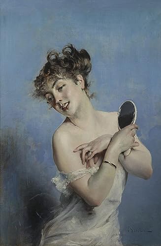 Peinture d'art d'affiche Giovann : célébrez la beauté et la douceur féminine en 60x90cm
