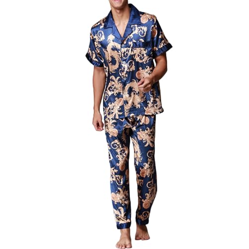 Pyjama Homme Confort Nocturne : Ensemble Anti-Transpiration en Soie