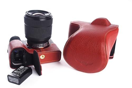Sac pour Sony A7R M2 en cuir marron idéal pour la photo de rue et voyage