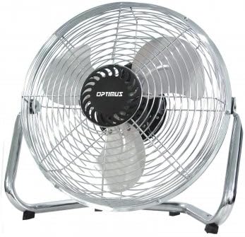 Swivel Ventilador de alta velocidad para parrilla cromada de grado industrial de 12 pulgadas