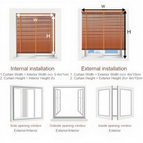 Persianas venecianas de madera opacas: acabados elegantes para ventanas exclusivas 8