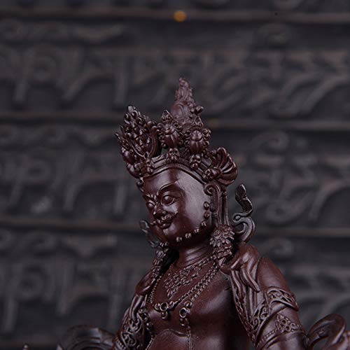 Ornements de Bouddha peints exquis statuette de collection - 5