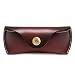 Boleke Genuine Leather Eyeglass Cases Vintage Sunglasses Protective Holder (Brown)