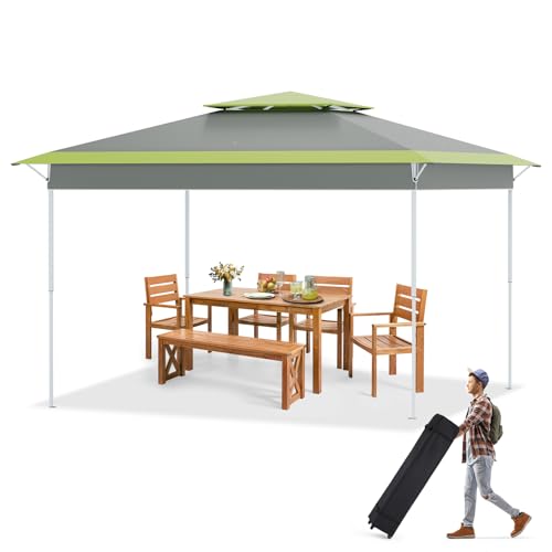 ECOTOUGE 11x11 FT Pop Up Canopy Tent, Patio Party Instant