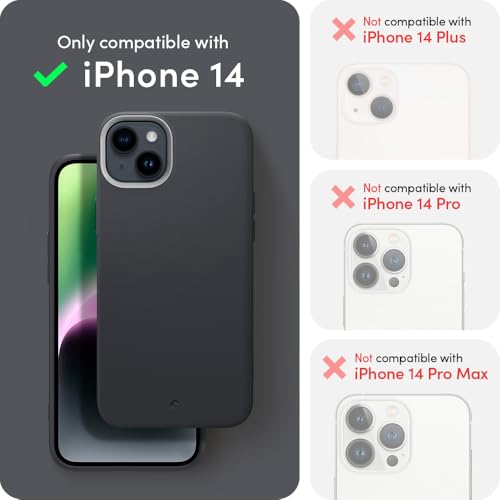 Image of Spigen Cyrill UltraColor Mag | iPhone 14 Case | Black Dark Grey iPhone 14 Back Cover | TPU+Poly Carbonate - Dusk