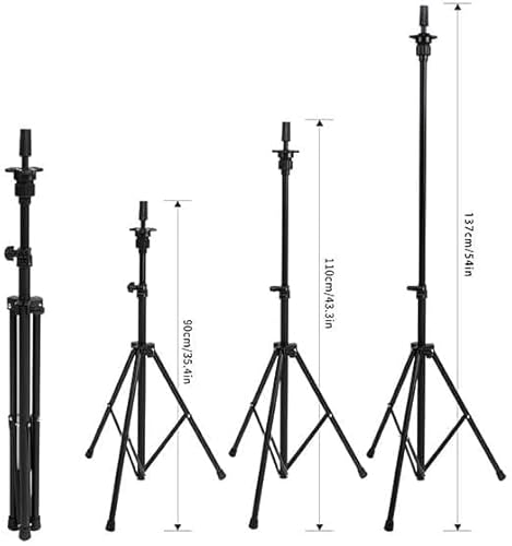 Foto von xnicx Perückenständer für Frisierköpfe,Beauty 90-137cm Perückenkopf Perückenständer übungskopf Friseur Halter,Wig Stand für Frisurenkopf, Segeltuchblockkopf Kopf mit übungskopf Ständer und Tragetasche