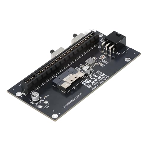 Image of CY Slimline 8X SFF-8654 74Pin to PCIE PCI-Express 16x Adapter TGX with PCI-E 6Pin Power Switch Port