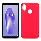 MB ACCESORIOS Funda Silicona Roja para BQ Aquaris C
