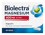 Biolectra Magnesium 400 mg Kapseln, für entspannte Muskeln, Apotheken-Qualität, 40 Kapseln