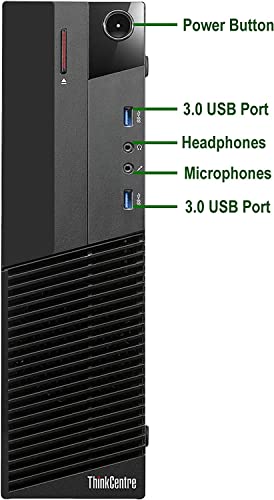 Lenovo Sff Computer Desktop Pc, Intel Core I7 3.4Ghz Processor, 16Gb Ram, 128Gb Ssd, 2Tb Hdd, Wireless Keyboard & Mouse, Wifi | Bluetooth, New 24" Fhd Led Monitor, Win 10 Pro (Renewed) #TOP4
