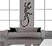 Gecko Maori Stickers Décoration Murale Sticker mural dans 27 couleurs et tailles différentes, noir, ca. 70 cm x 33 cm