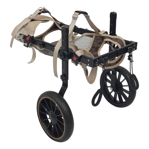 Dog Wheelchair for Back Legs, Medium/Large Pet Dog Wheelchair Adjustable Mobility Support Harness, Pet Rehabilitation Aid for Large Dogs up to 65kg, for Aging, Disable, Injured, Weak Dogs (XL) - Image 5