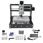 RATTMMOTOR CNC Router, 1610 Pro Engraving Machine 3 Axis CNC Milling Machine GRBL Control ER11 for Wood PVC PCB CNC Milling DIY Engraving