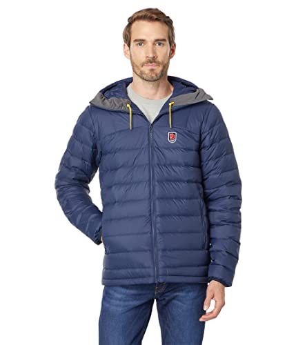 Image of Fjallraven Expedition Pack Down Hoodie Men's Jacket - Lightweight Warm Packable Insulated Winter Layer for Hiking Trekking
