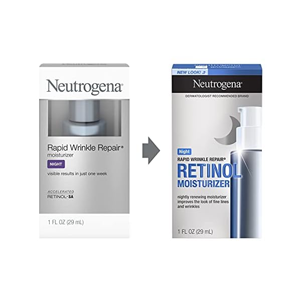 Neutrogena-Rapid-Wrinkle-Repair-Retinol-Anti-Wrinkle-Night-Moisturizer-Cream-Anti-Wrinkle-Face-Neck-Cream-Moisturizer-with-Hyaluronic-Acid-Retinol-Paraben-Free-1-fl-oz Neutrogena Retinol Face Moisturizer Cream, Rapid Wrinkle Repair, Anti-Wrinkle Night Moisturizer Cream, Anti-Wrinkle Face & Neck Cream Moisturizer with Hyaluronic Acid & Retinol, Paraben-Free, 1 fl. oz