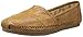 BOBS from Skechers Women's Luxe Rain Dance Flat,Chestnut Suede,7 M US
