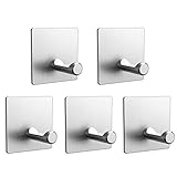 【Modernes Design】 Dieses selbstklebend haken Design ist das neueste in diesem Jahr und kann auf Schlafzimmer, Küchen, Badezimmer, Schränke, Apartments usw. angewendet werden