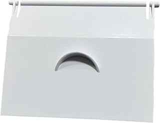 Generic Defletor de Represa de Portão Skimmer 14,5 Cm X 12,5 Cm Resistente à Ferrugem Conjunto de Portão de Represa Branco